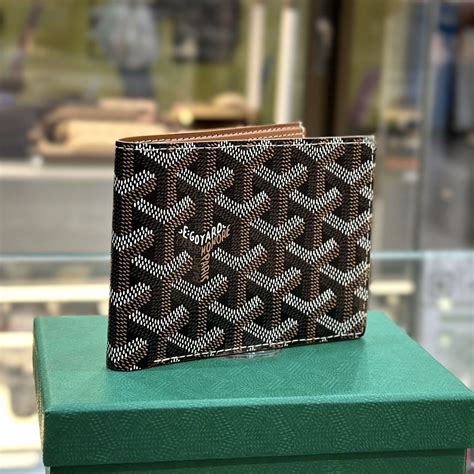 black goyard mens wallet|goyard men's wallet price 2022.